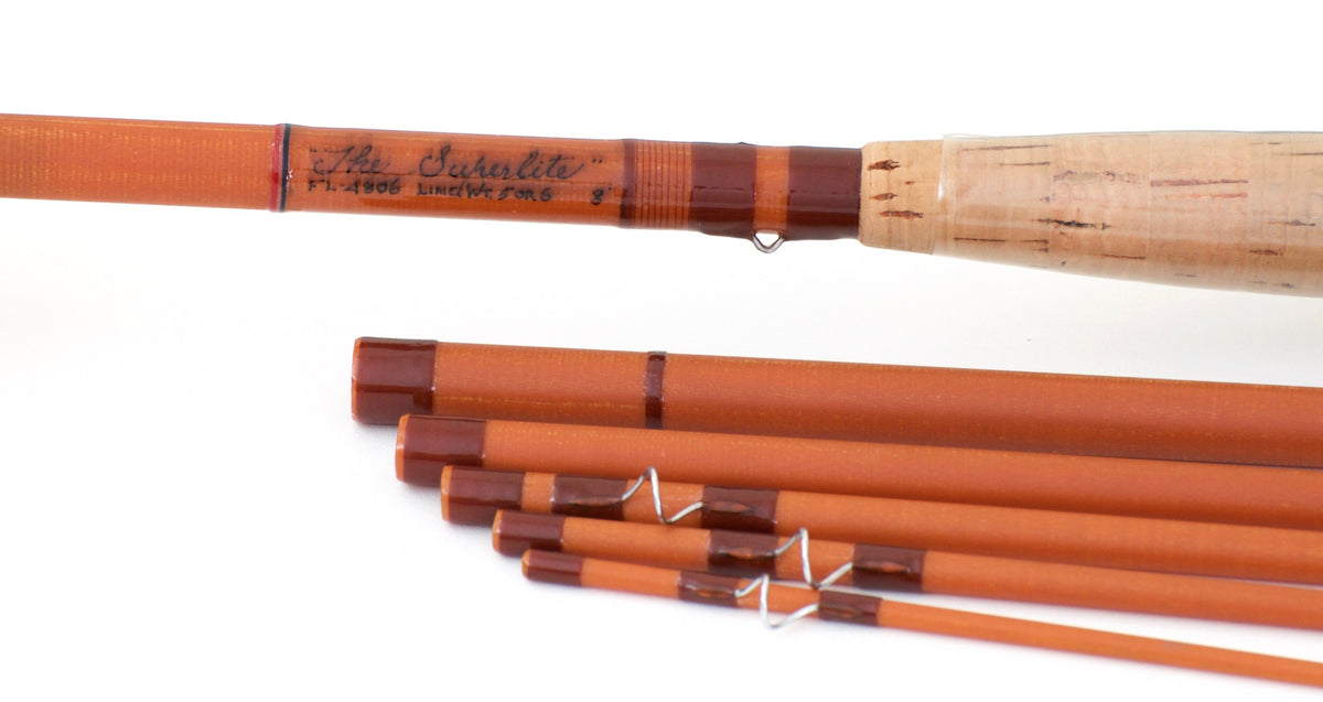 Cummings, Vince -- 8' 6pc 5-6wt Superlite Fiberglass Rod 