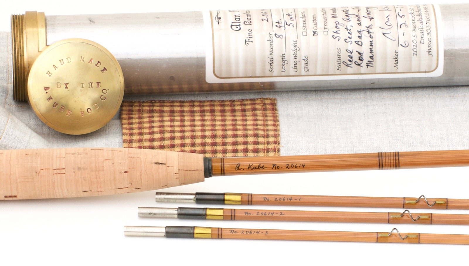 Kube, Alan - 8' 5wt Bamboo Rod