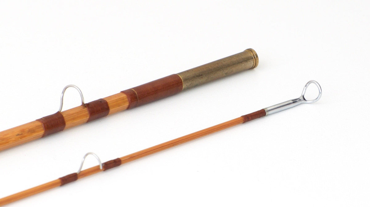 R.L. Winston Bamboo Rod 8' 2/1 #4/5 - rod sections with guides and wraps