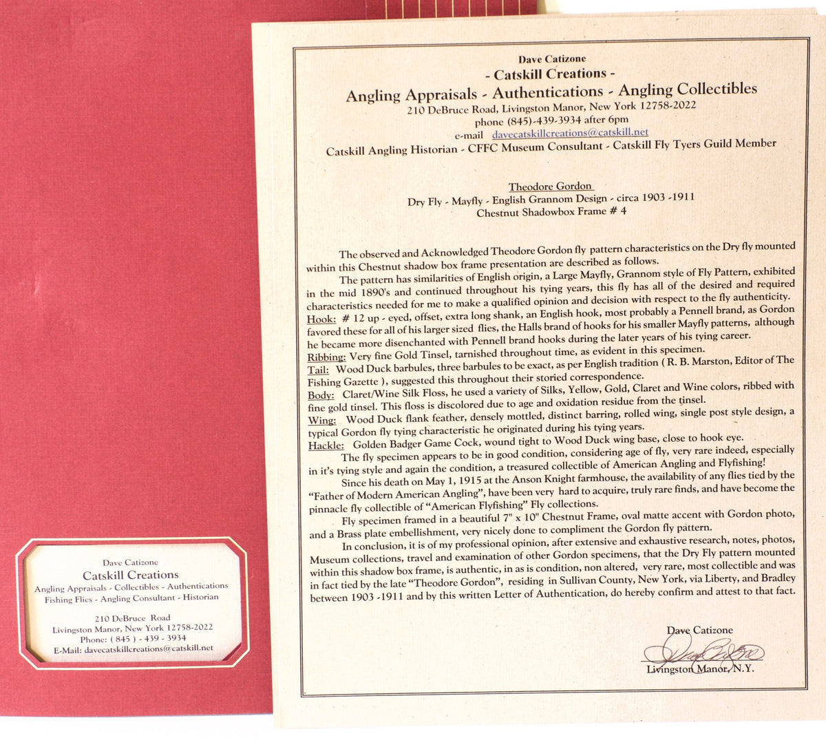 Gordon, Theodore -- Framed Fly 