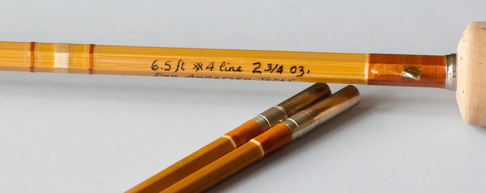 Vardanis, Alex -- Don Andersen Taper 6'6" 2/2 4wt Bamboo Rod 