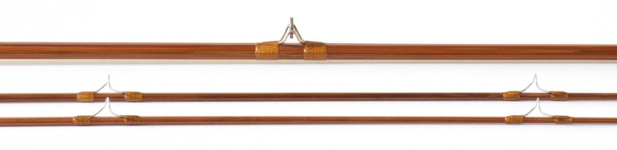 Phillipson Peerless 7' 5wt Bamboo Rod - rod sections with wraps