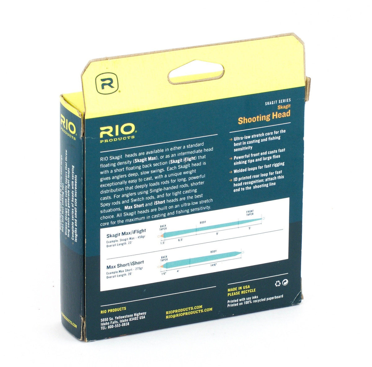 Rio - Skagit Shooting Head 650 Grain 