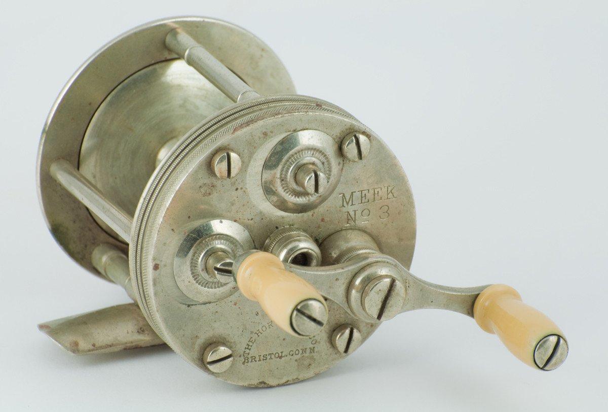 Horton Meek No. 3 Nickel Silver Baitcasting Reel
