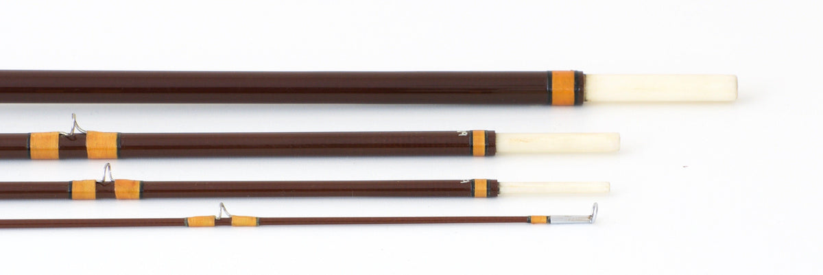 Hardy Bros. Fibalite "Smuggler" 8' 6wt Fiberglass Fly Rod - ferrule joints and connections