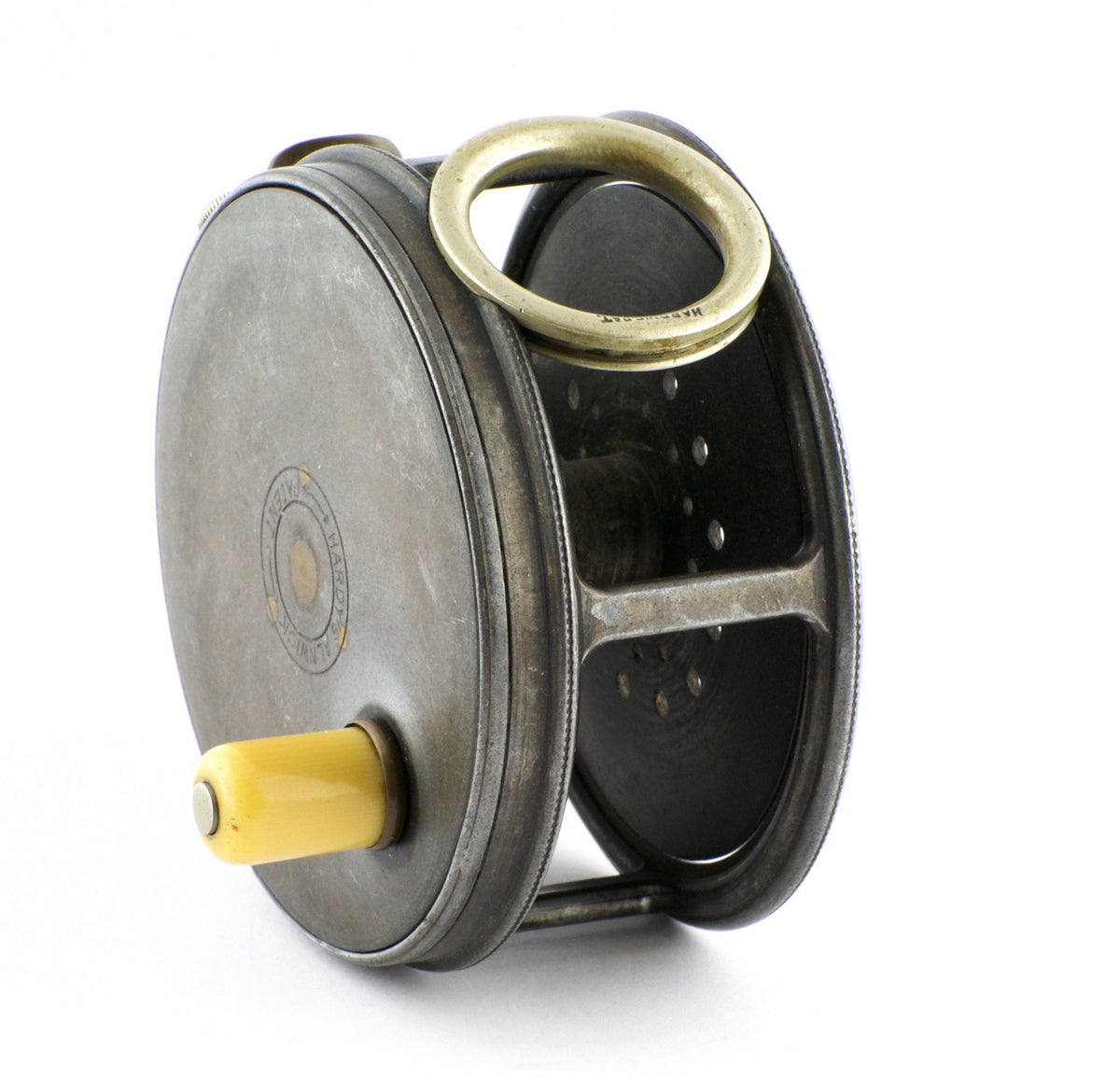 Hardy Perfect 3 1/2" Wide Drum 1912 Check Fly Reel 