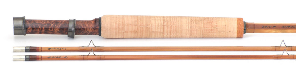 Ramanauskas, Bernard - Scott Rod Co. Bamboo Rod 6'11 4wt - rod sections with guides and wraps