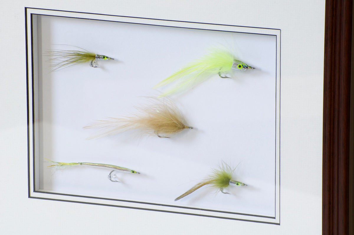 Gartside, Jack - Shadowbox Frame with 5 Flies
