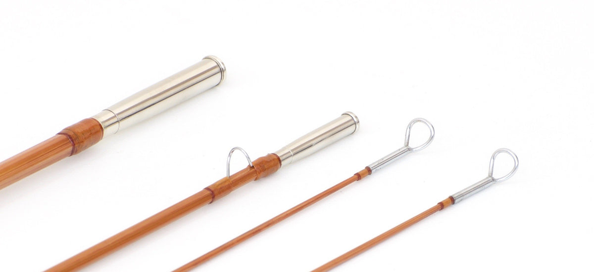 Simroe, Ted -- 7' 3/2 3wt Bamboo Rod - rod sections with guides and wraps