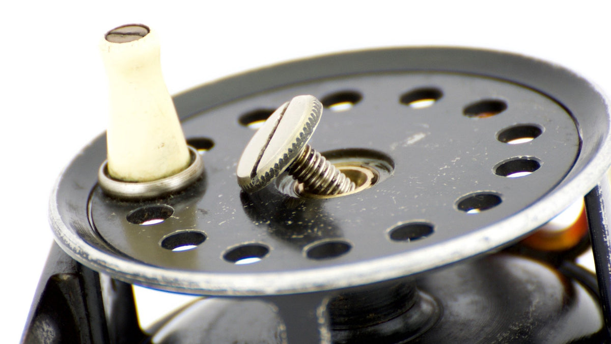 JW Young 2 1/2" Red Agate Fly Reel 