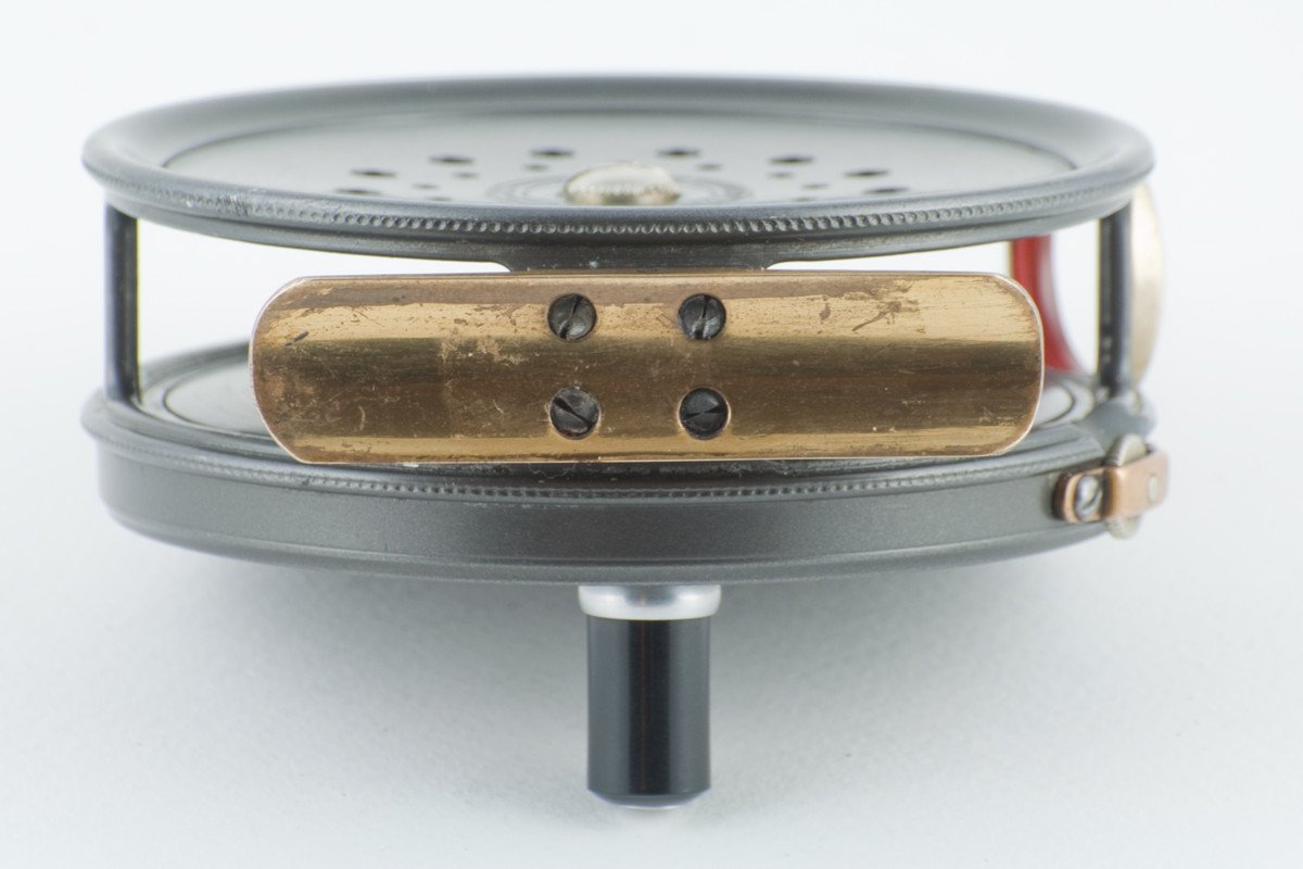 Hardy Perfect 3 3/8" 1912 fly reel - red agate 