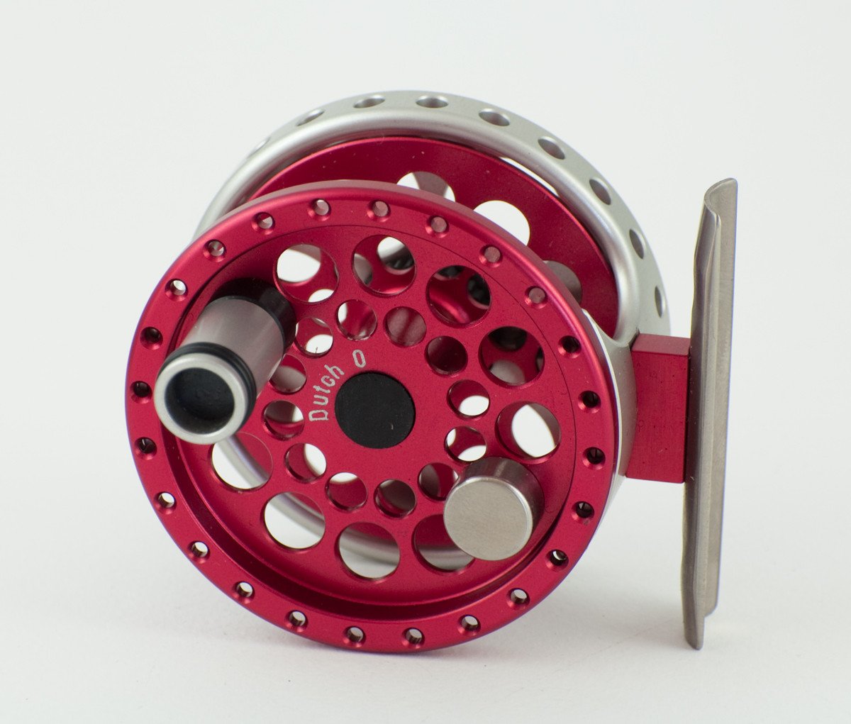 Ari 't Hart Dutch 0 silver/aubergine fly reel - mint