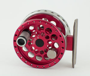Ari 't Hart Dutch 0 silver/aubergine fly reel - mint