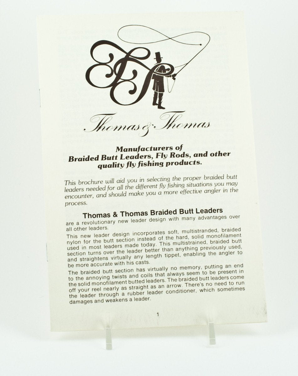 Thomas & Thomas Ephemera - Braided Butt Leaders 