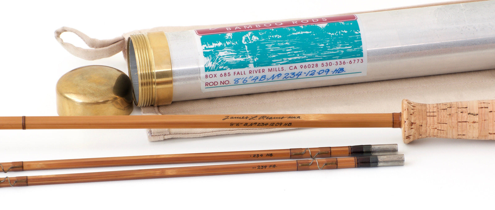 Reams, James - 8'6 2/2 5wt Hollowbuilt Bamboo Rod 