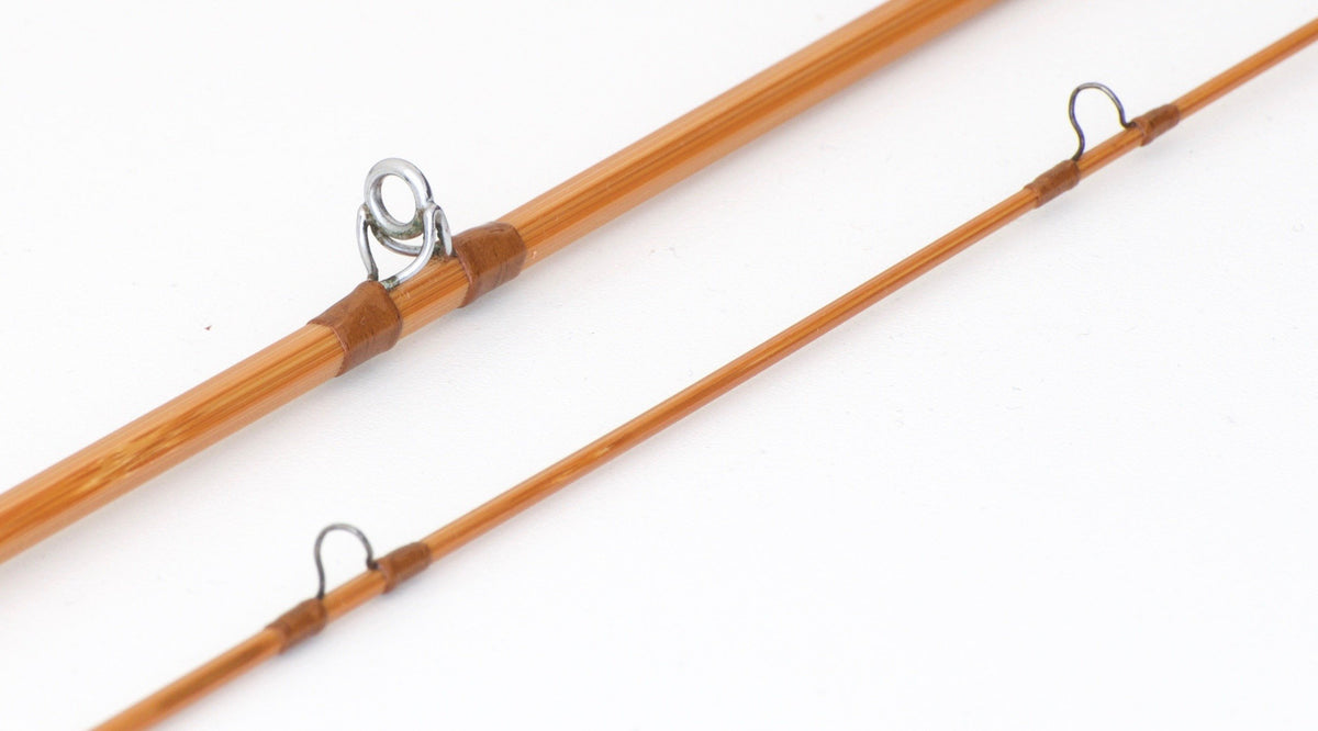 R.L. Winston "Leetle Feller" Bamboo Rod 7' 2/1 #3 - rod sections with guides and wraps