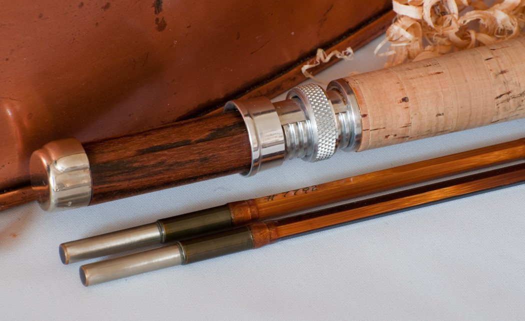 Bob Summers Model 856 Bamboo Rod 8' 2/2 #5/6 - handle grip and reel seat detail