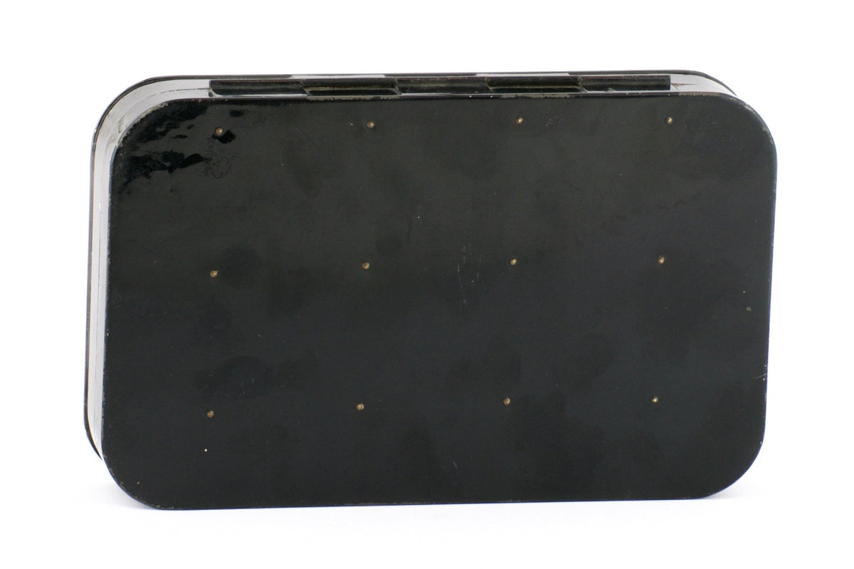 Hardy Bros. Japanned Fly Box with Salmon Flies 