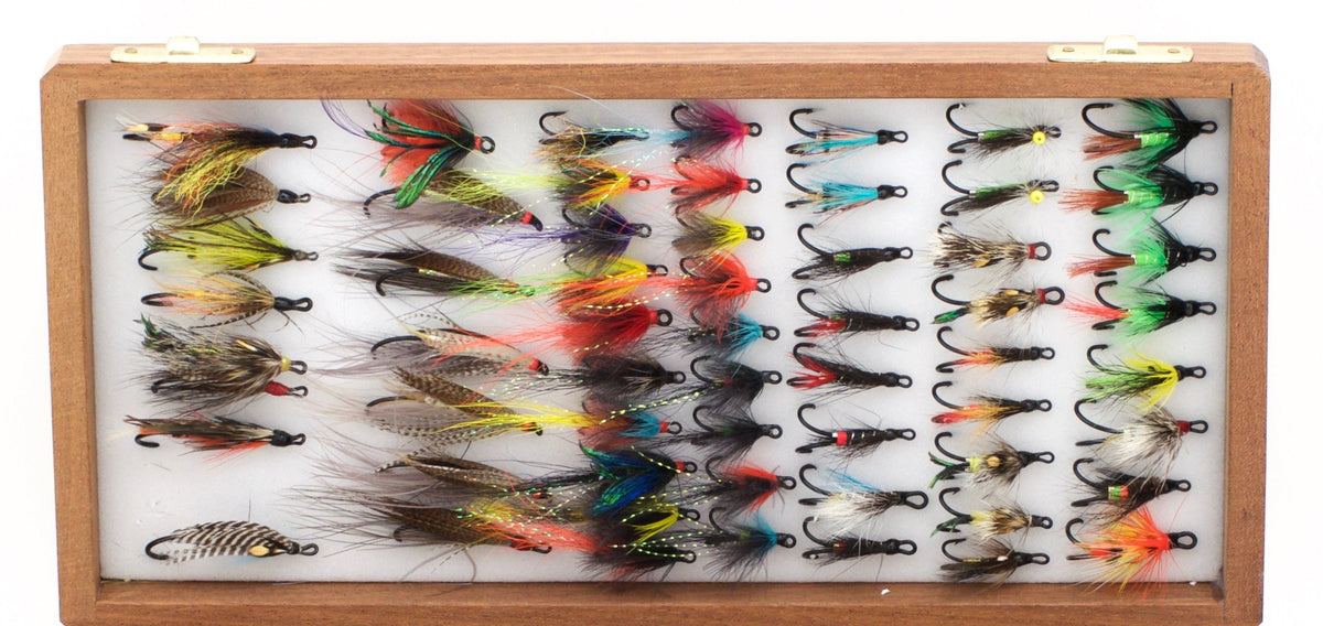 Wheatley Presentation Box w/ Salmon Flies 
