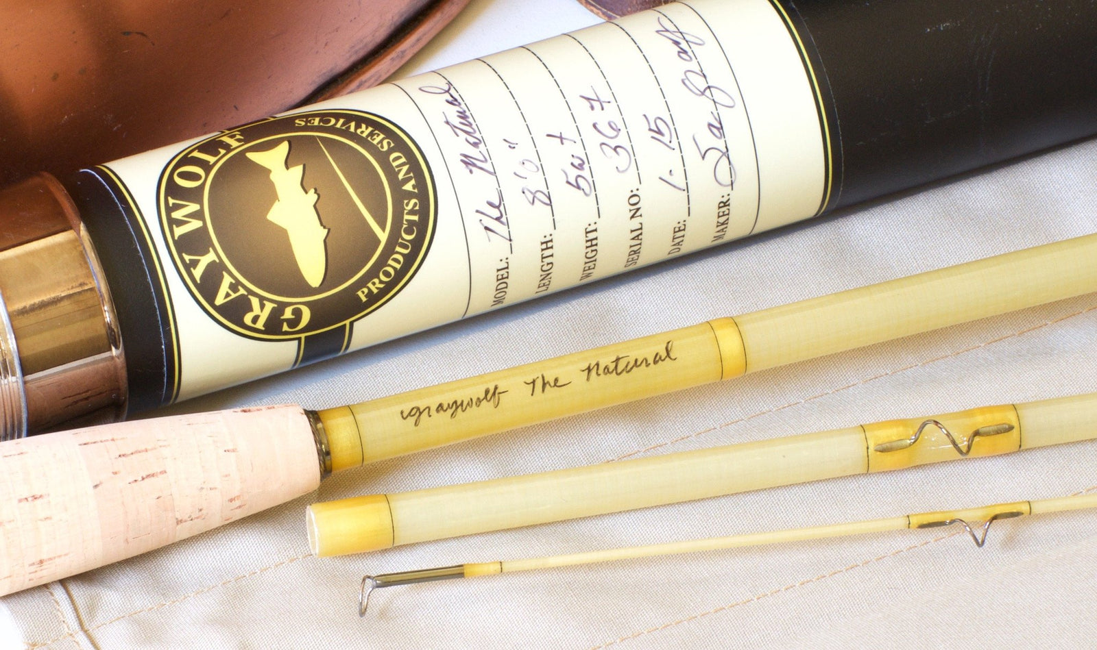 Graywolf Rods "The Natural" Fiberglass Fly Rod - 8' 5wt 3pc