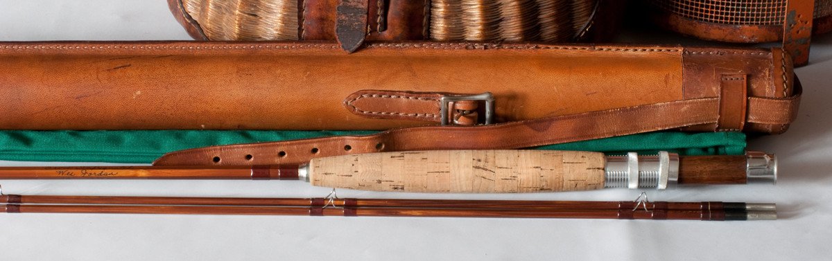Orvis Wes Jordan 7'6 2/2 5-6wt Bamboo Rod with Leather Tube