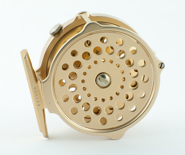 4 hardy bougle mk v centenary lightweight fly reel Hardy Bougle MKV Centenary Limited Edition 3 1/4" Fly Reel - Gold