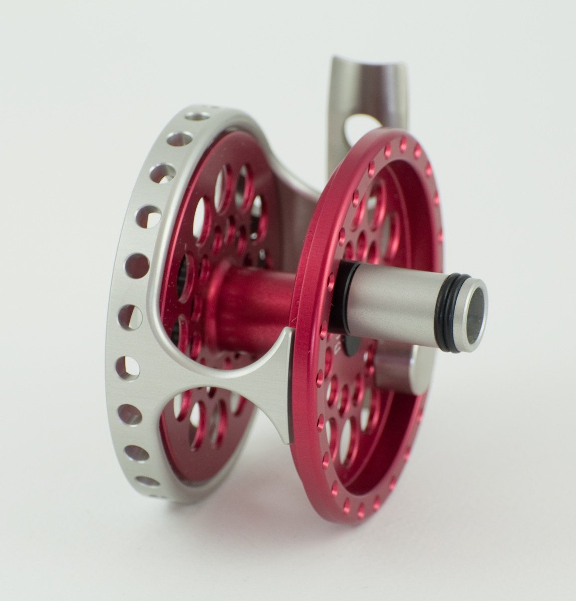 Ari 't Hart Dutch 0 silver/aubergine fly reel - mint