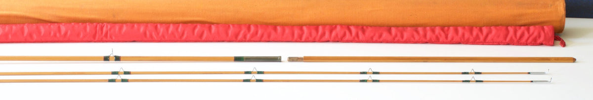 Pezon et Michel Super Parabolic PPP, "Bretonvilliers" Type Dubos Bamboo Rod 7'6 4-5wt 