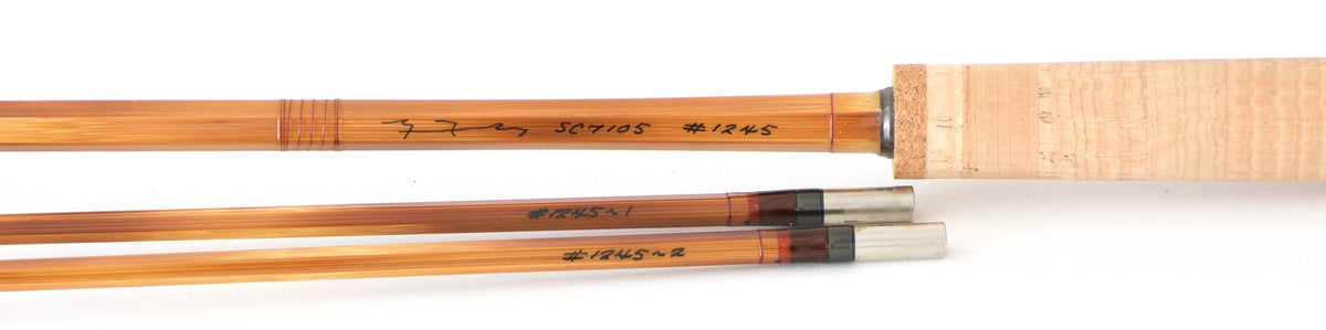 Ramanauskas, Bernard - Scott Rod Co. Bamboo Rod 7'10 5wt - rod sections with guides and wraps