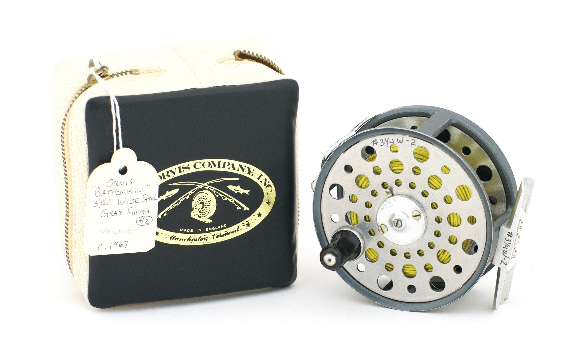 sold ORVIS BATTENKILL FLY REEL, BY J.W. YOUNG, ENGLAND, w/EXTRA