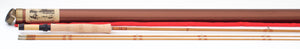 R.L. Winston Al Wilson's Bamboo Rod 8' 2/2 #5 - rod sections with guides and wraps