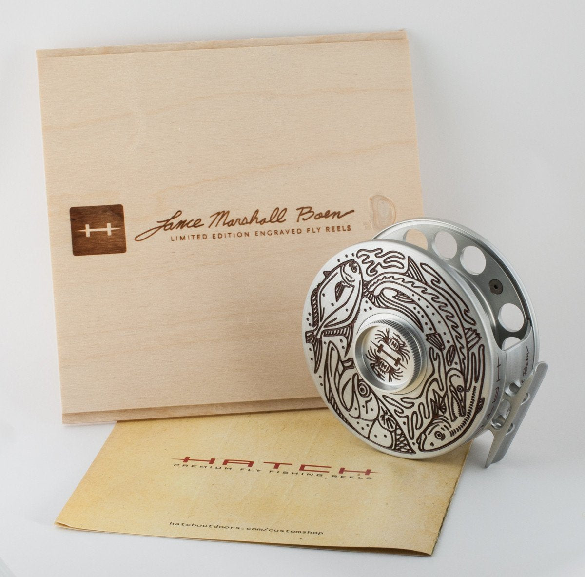 Hatch Custom Fly Reel - Lance Boen 9 Plus "Into the Flats" Limited Edition 
