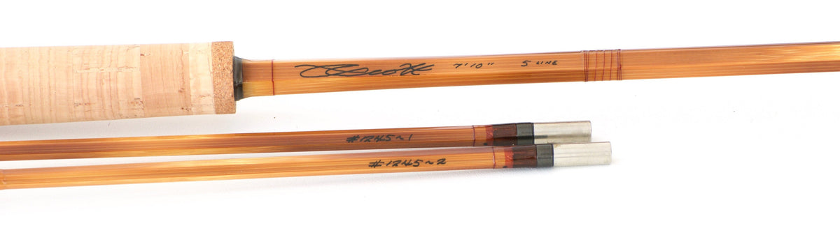 Ramanauskas, Bernard - Scott Rod Co. Bamboo Rod 7'10 5wt - rod sections with guides and wraps