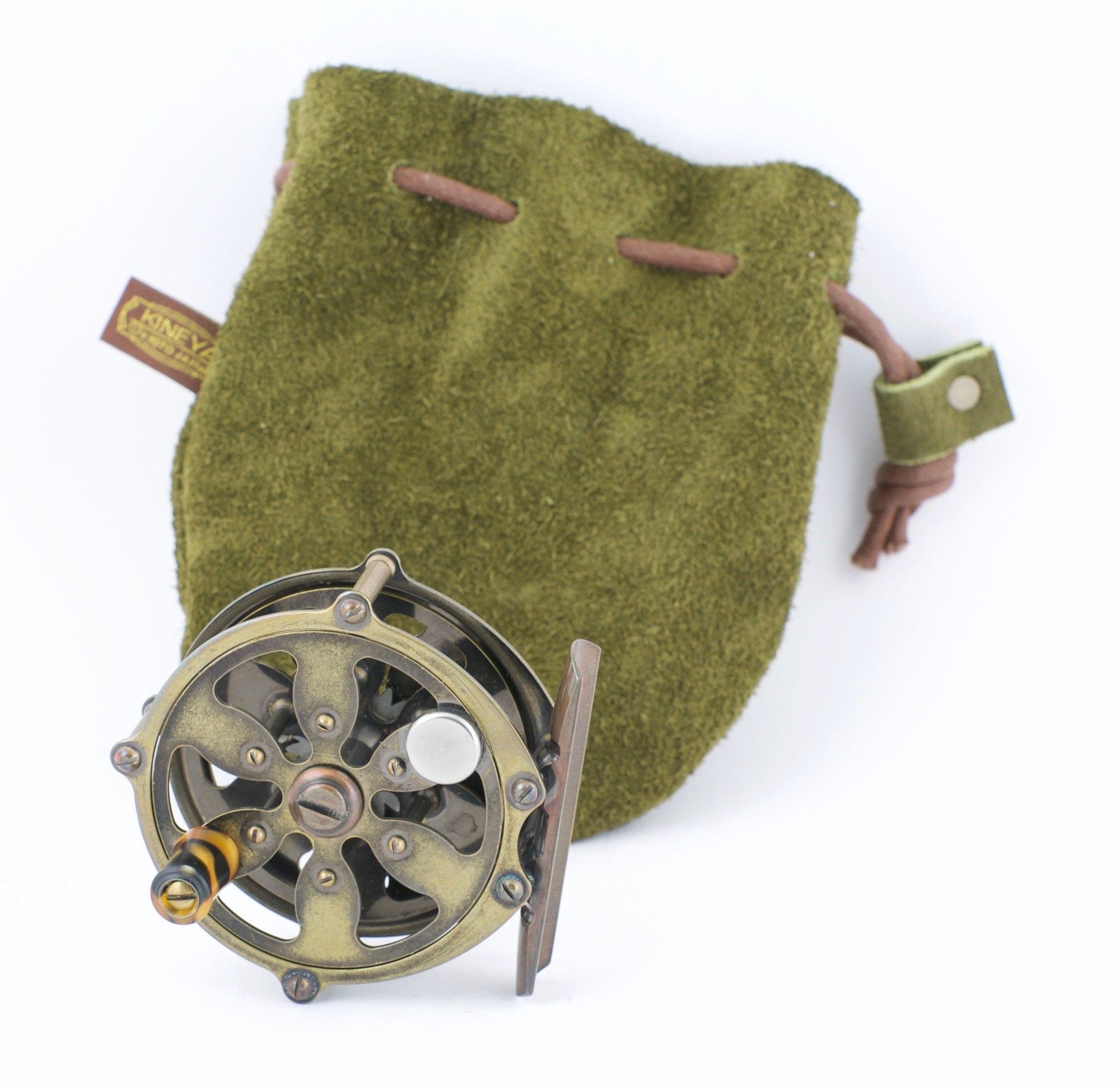 Kineya Sliced Cavous Fly Reel - Stonewash