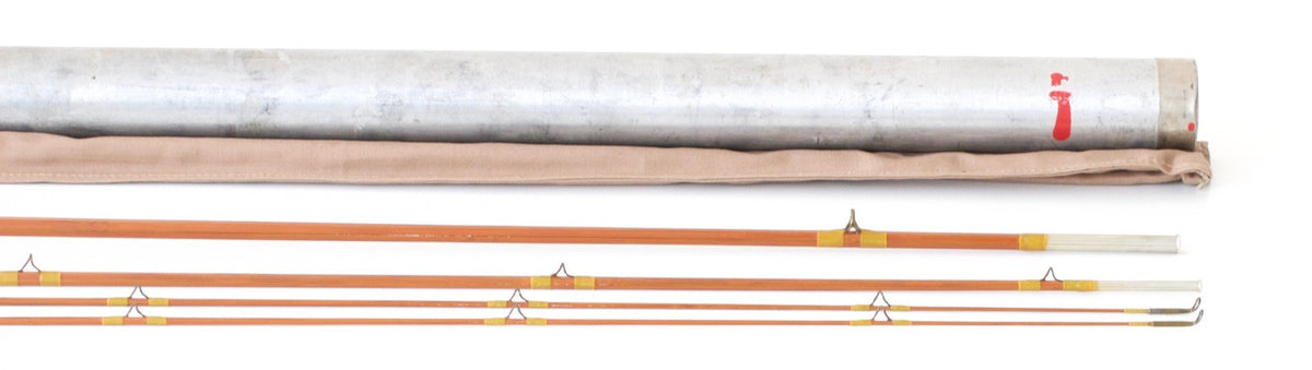 Phillipson Pacemaker Bamboo Rod 8' 3/2 5wt - maker signature and rod markings
