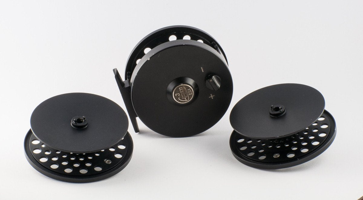 Lamson LP 3 fly reel and two spare spools - Spinoza Rod Company