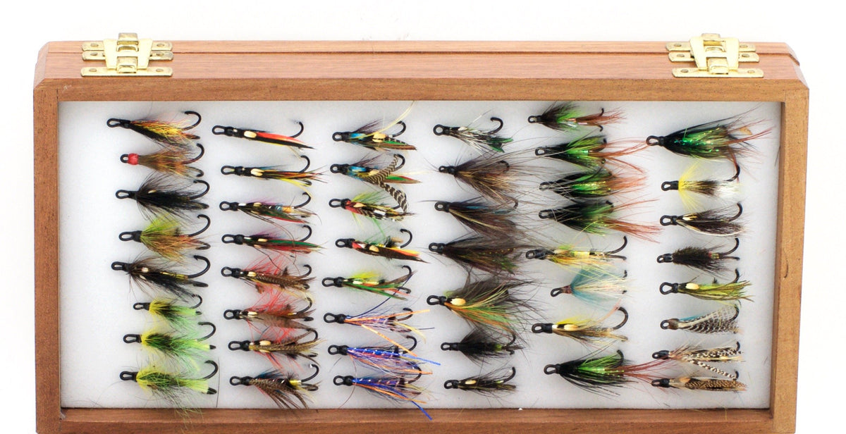 Wheatley Presentation Box w/ Salmon Flies 