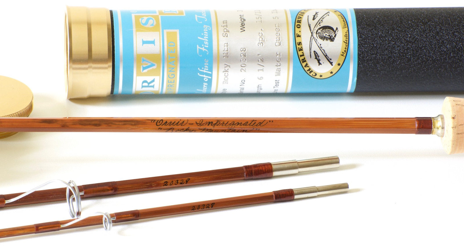 Orvis Rocky Mountain 6'6 Spinning Bamboo Rod