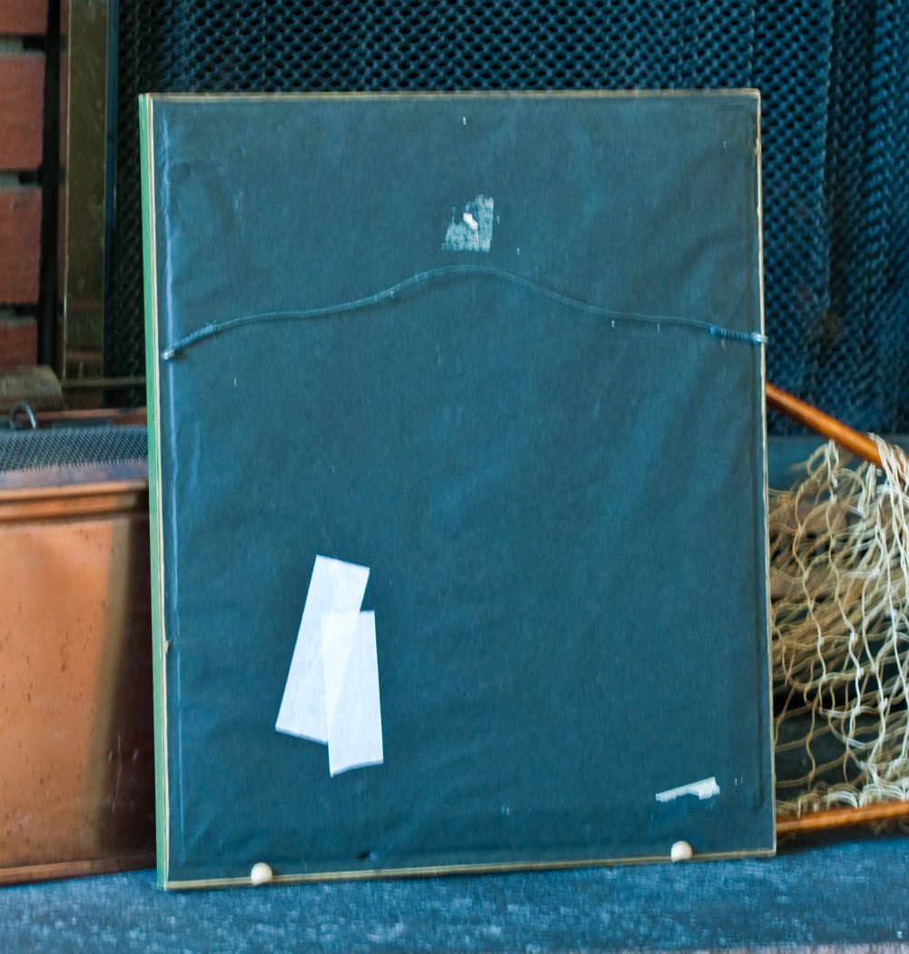 Ray Ovington Framed Trout Sketch