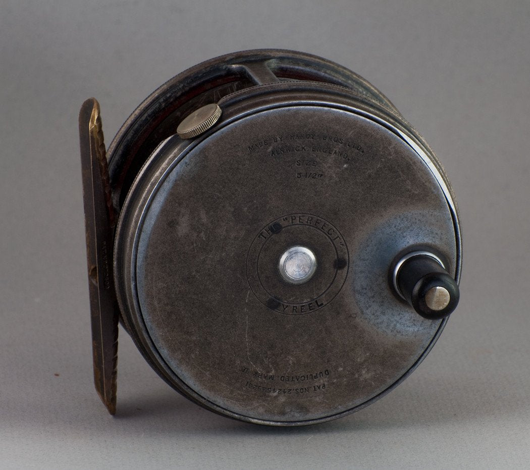 Hardy Perfect 3 1/2" wide drum fly reel - MKII check - Spinoza Rod Company Hardy Perfect 3 1/2" wide drum fly reel - MKII check - Spinoza Rod Company