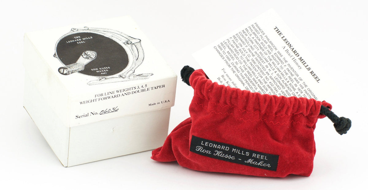 Ron Kusse Leonard Mills Model 50 fly reel 