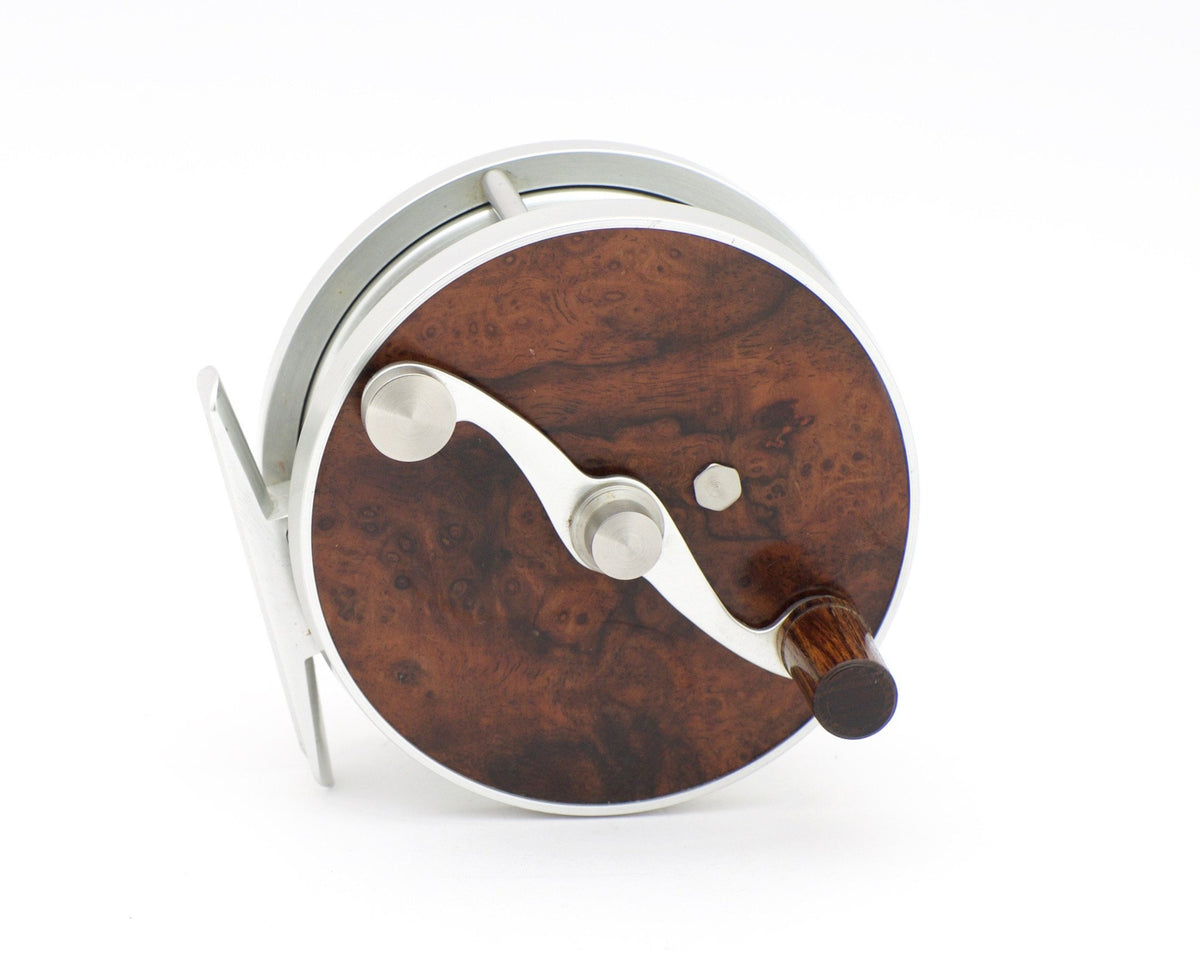 Ted Godfrey Burled Wood Paradigm Fly Reel 