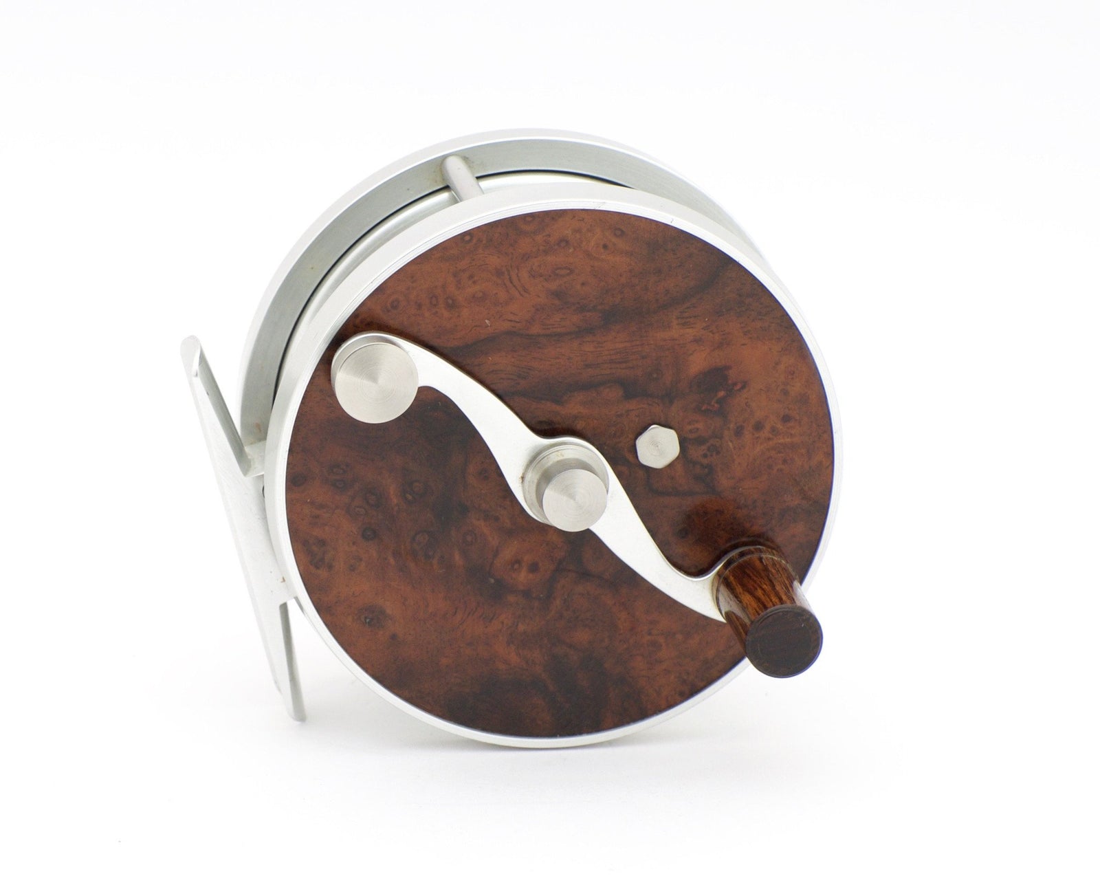 Ted Godfrey Burled Wood Paradigm Fly Reel 