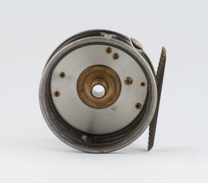 Hardy Perfect 3 1/2" wide drum fly reel - Harry & Elsie Darbee provenance! 