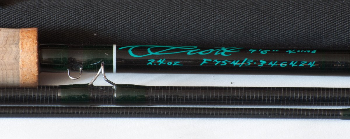 Scott Fiberglass Fly Rod - F754/3 7'6 4wt 3-piece