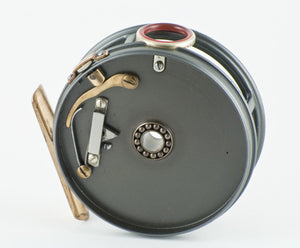 Hardy Perfect 3 3/8" 1912 fly reel - red agate