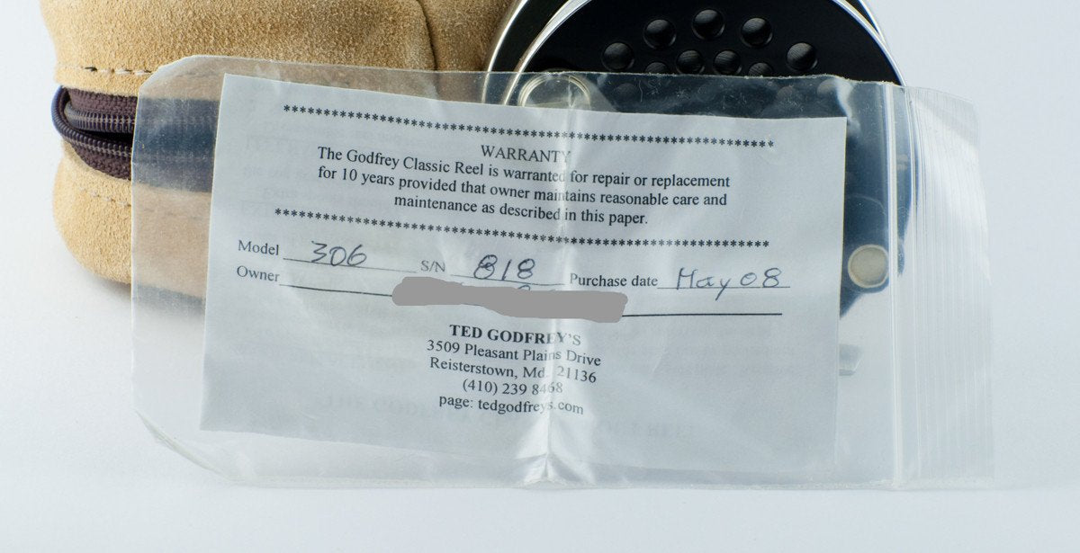 Ted Godfrey Classic Model 306 fly reel