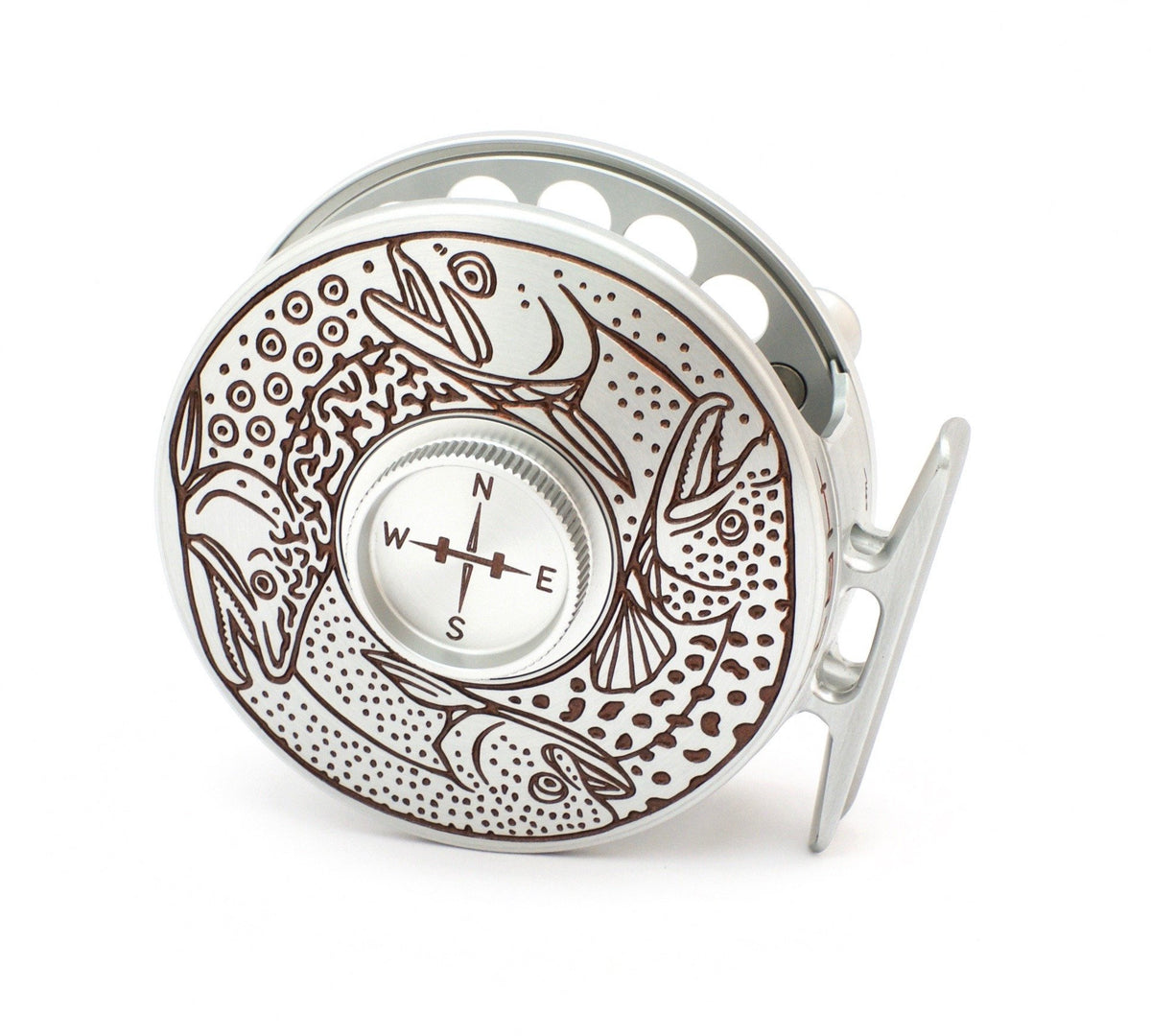 Hatch Custom Fly Reel - Lance Boen 5 Plus "Trout Compass" Limited Edition 