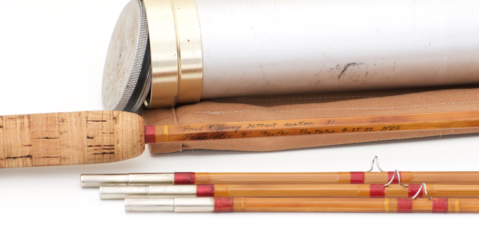 Young, Paul H. -- 9' Parabolic 6wt Bamboo Rod from 1951 