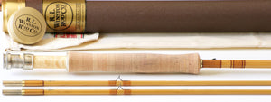 R.L. Winston Bamboo Rod 8'6" 2/2 #7 - maker signature and rod markings